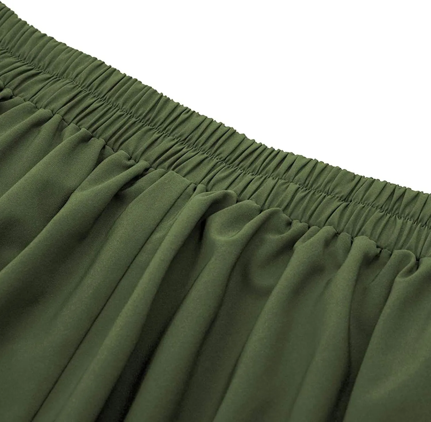 Women Vintage Skirt High Waist Pleated Button Skirts Midi A-Line Short Dress Fashion Casual Solid Swing Dresses